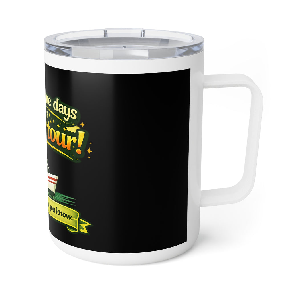 3 Hour Tour Boat Illustration insulated mug | Funny Cruise Coffee Tumbler