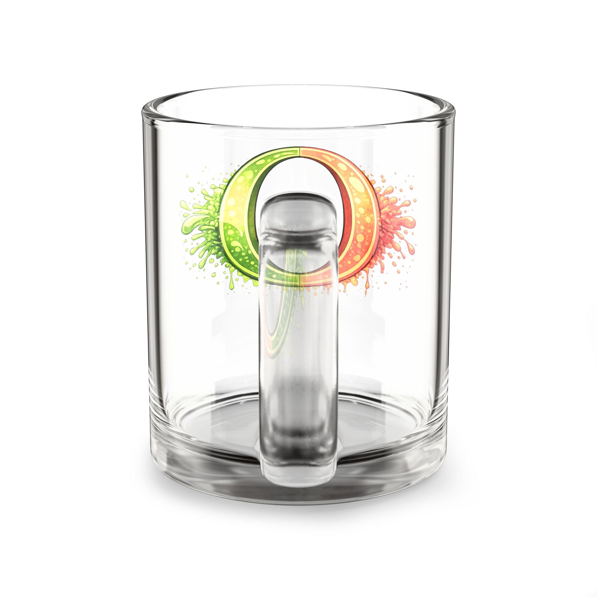 Oregon Letter Splash Oregon State/ University of Oregon Glass Mug | 10oz