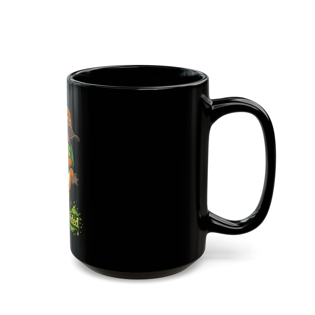 Oregon Platypus Mascot A House Divided Mug | Black Mug