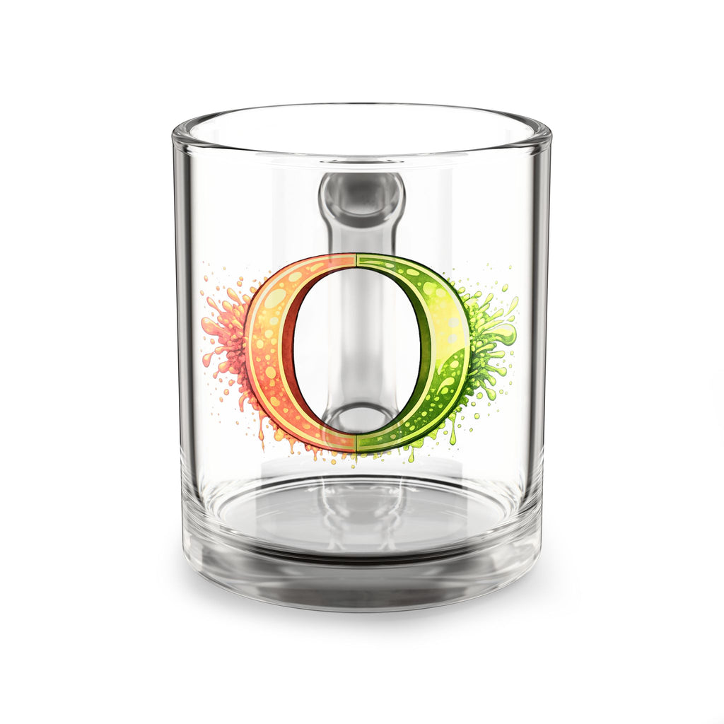 Oregon Letter Splash Oregon State/ University of Oregon Glass Mug | 10oz