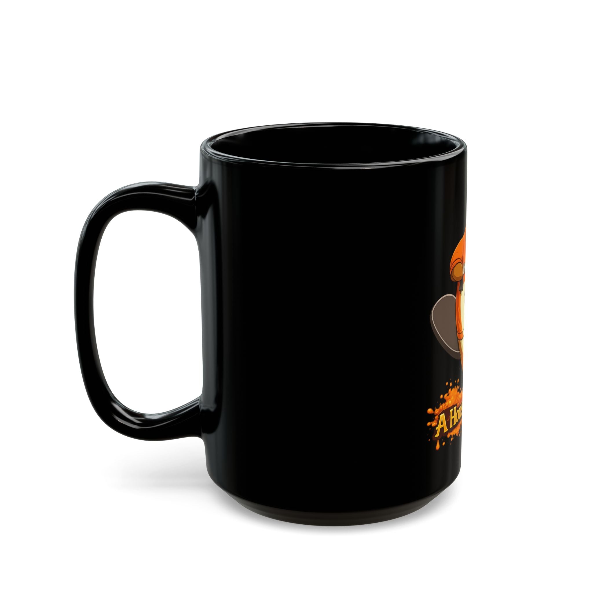 Oregon Platypus Mascot A House Divided Mug | Black Mug